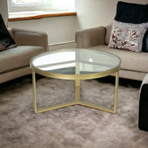 Kraft Bazaar Valerie Round Coffee Table 75x40Cm